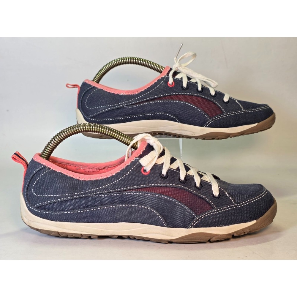 Dr Scholl's Mable Women's Sneakers Size 7.5 Navy Slip On Comfort Foam Gel Shoes